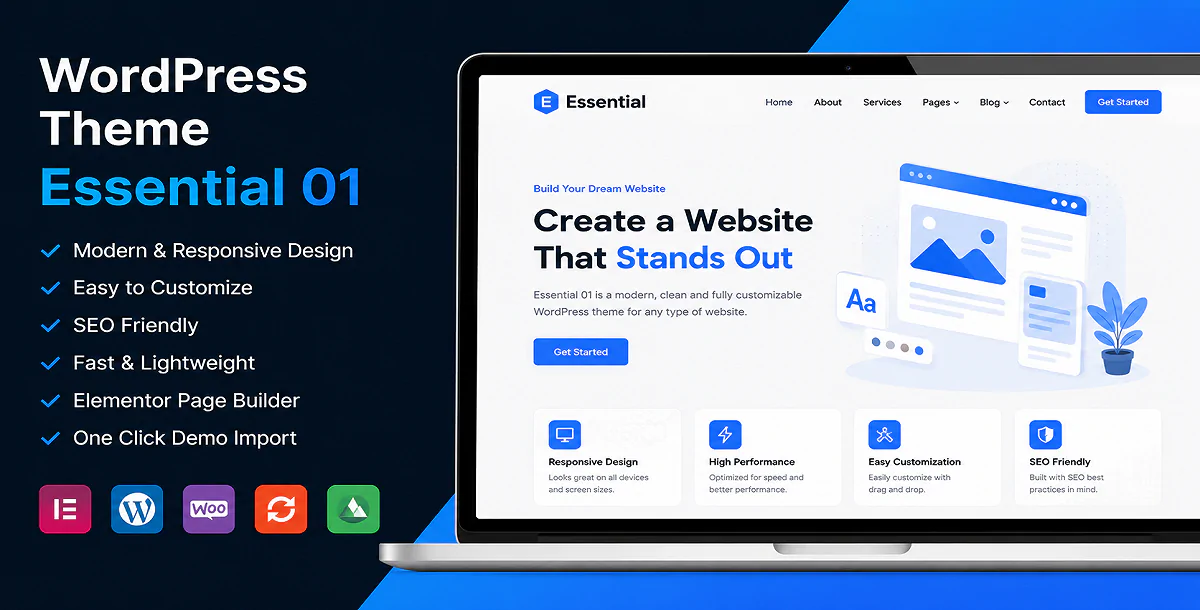 WordPress Theme Essential 01