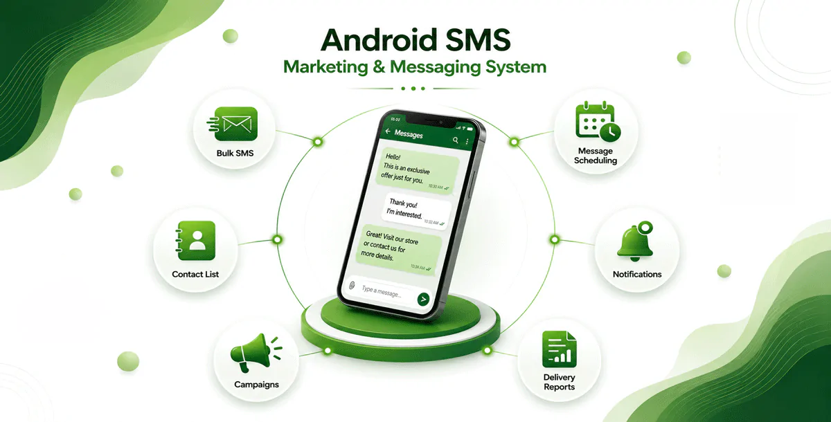 Android SMS Marketing & Messaging System